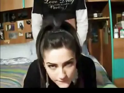 فتاة الزنجبيل سكس افلام راهبات قرنية مع النظارات تمتص الديك لحمي كبيرة في بوف